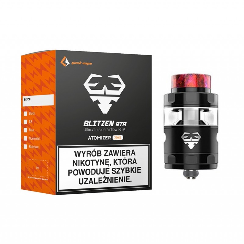 Atomizer GEEKVAPE Blitzen RTA Black Atomizer GEEKVAPE Blitzen RTA Black