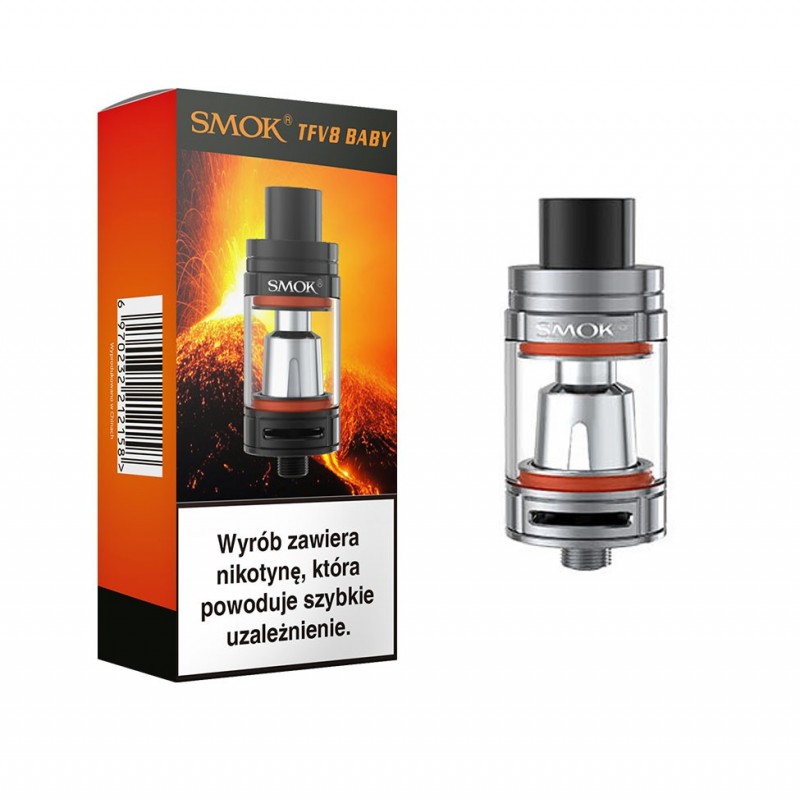 Atomizer SMOK TFV8 Baby Stainless Steel Atomizer SMOK TFV8 Baby Stainless Steel