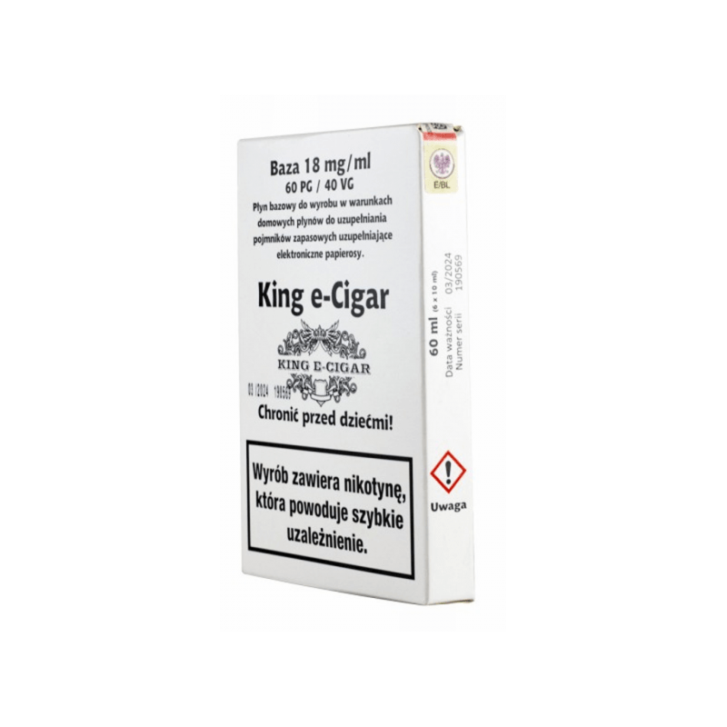 Baza nikotynowa KING 40VG/60PG 6x10ml