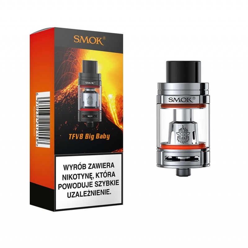 Atomizer SMOK TFV8 Big Baby Silver Atomizer SMOK TFV8 Big Baby Silver