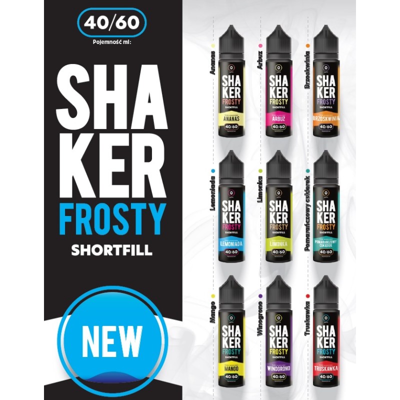 Premix Shaker Frosty 40/60ml Premix Shaker Frosty 40/60ml