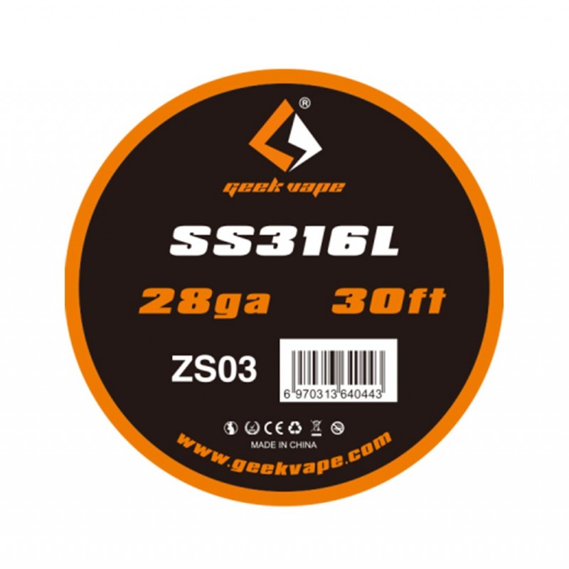 Drut GEEKVAPE SS316L/28ga*30FT Drut GEEKVAPE SS316L/28ga*30FT