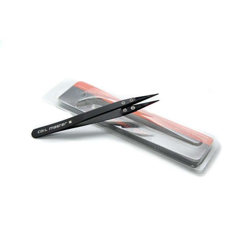Coil Master Ceramic Tweezers Black Coil Master Ceramic Tweezers Black